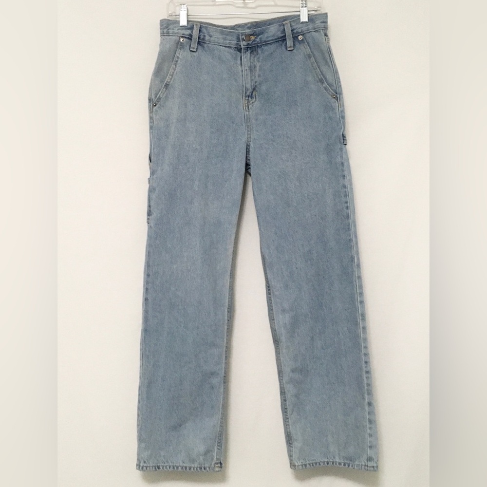 Old Navy Boys Size 16 Baggy Carpenter Blue Jeans